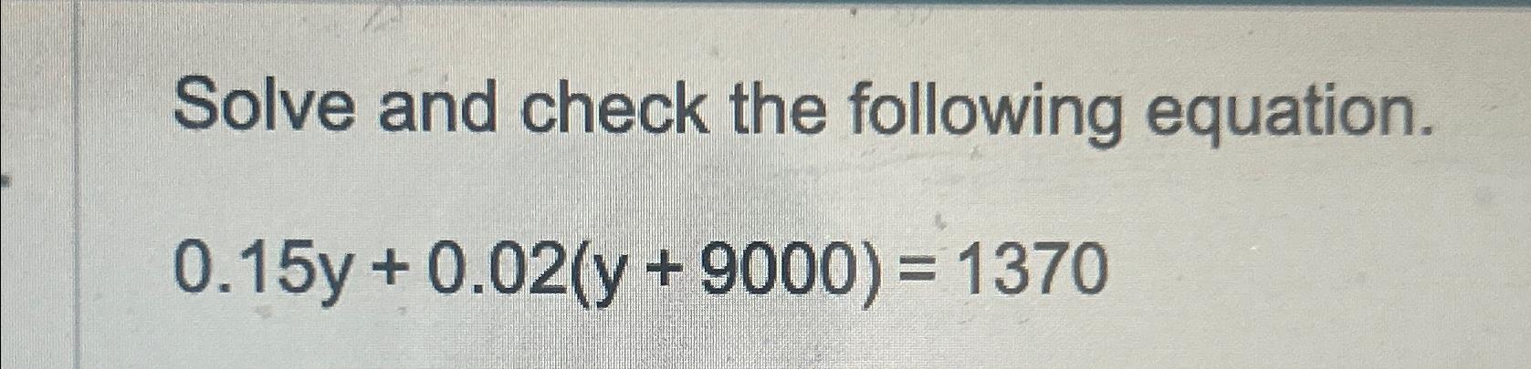 Solved Determine Whether The Following Equation Is Or Cheggcom