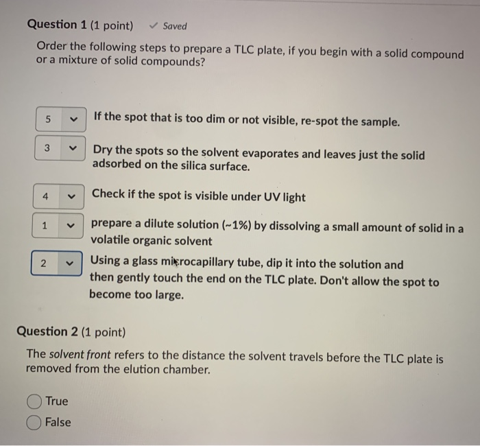 Solved What does the TLC developing chamber consists of? How