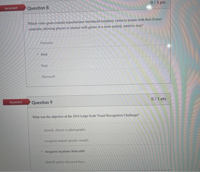 Solved 0/1 pts Incorrect Question 4 What is a class of | Chegg.com