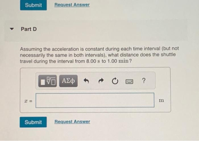 Solved Please solve all parts At launch the space shuttle | Chegg.com