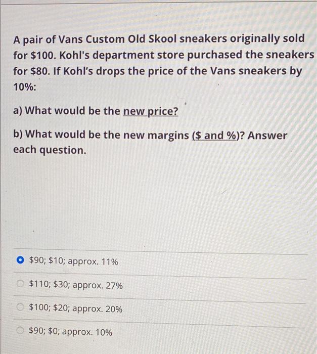 kohls old skool vans