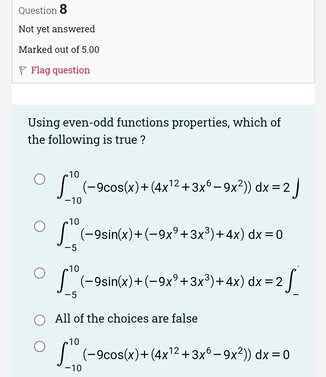 Solved Which of the following is the odd periodic extension