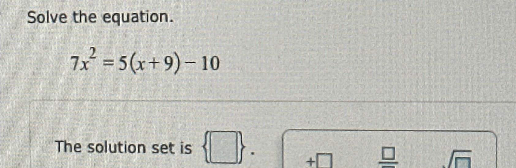 решите уравнение 7 1 5 x 9 10