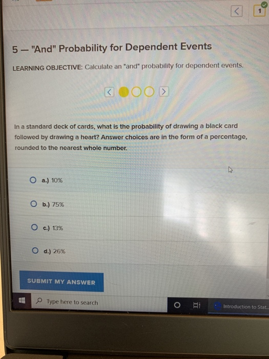 unit probability homework 6 dependent events answer key