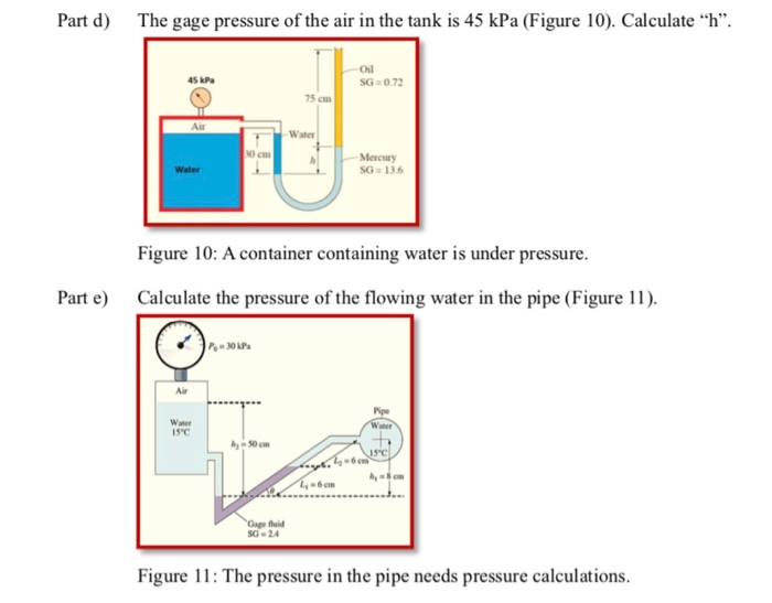 Solved QUESTION 9 MANOMETERS Part a) Determine the angle of