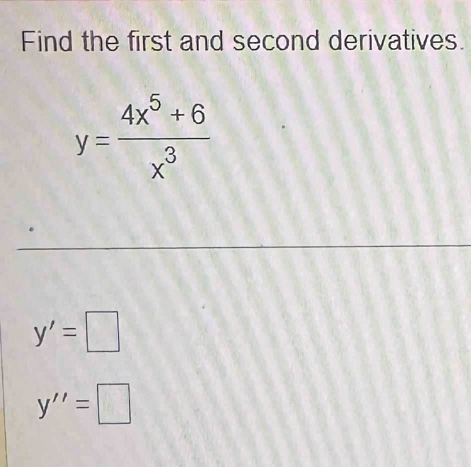Solved Find the first and second | Chegg.com