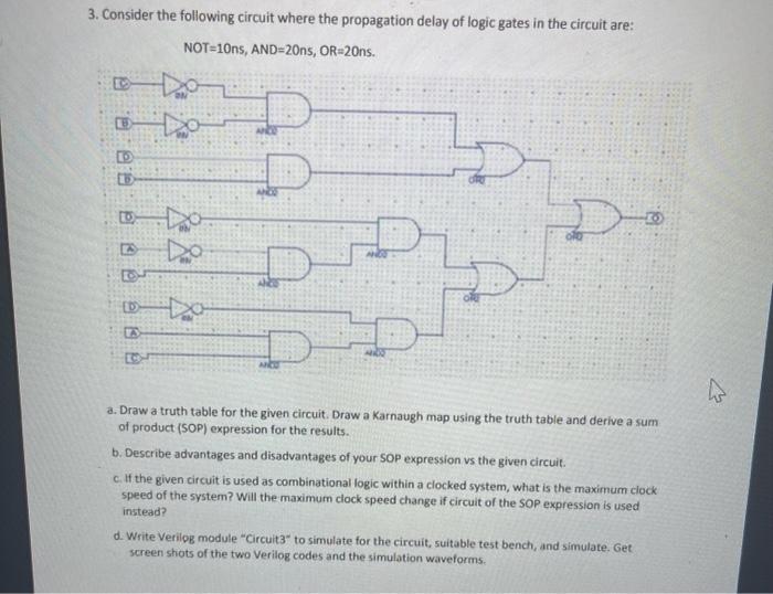 3. Consider the following circuit where the | Chegg.com