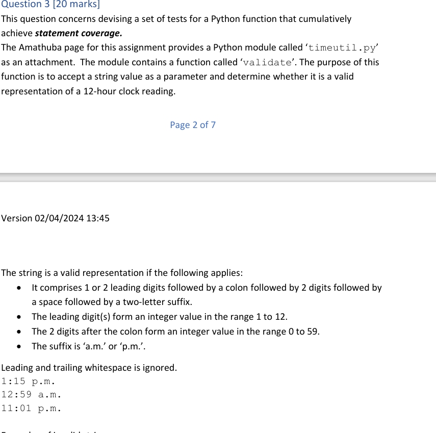 Solved Question 3 [20 ﻿marks]This question concerns devising | Chegg.com