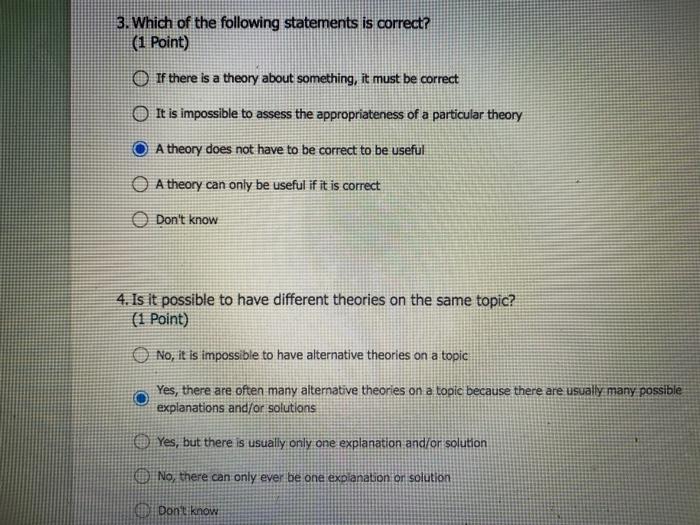 Solved 3. Which of the following statements is correct? (1 | Chegg.com