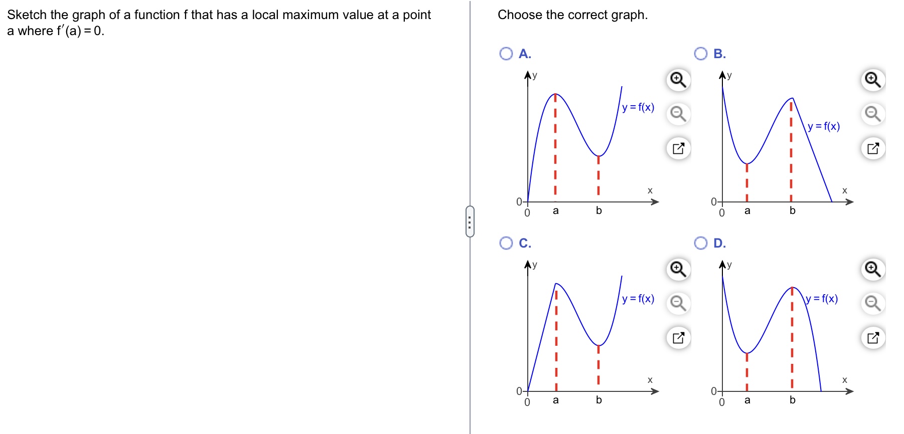 Solved Sketch the graph of ﻿a function f ﻿that has a local | Chegg.com