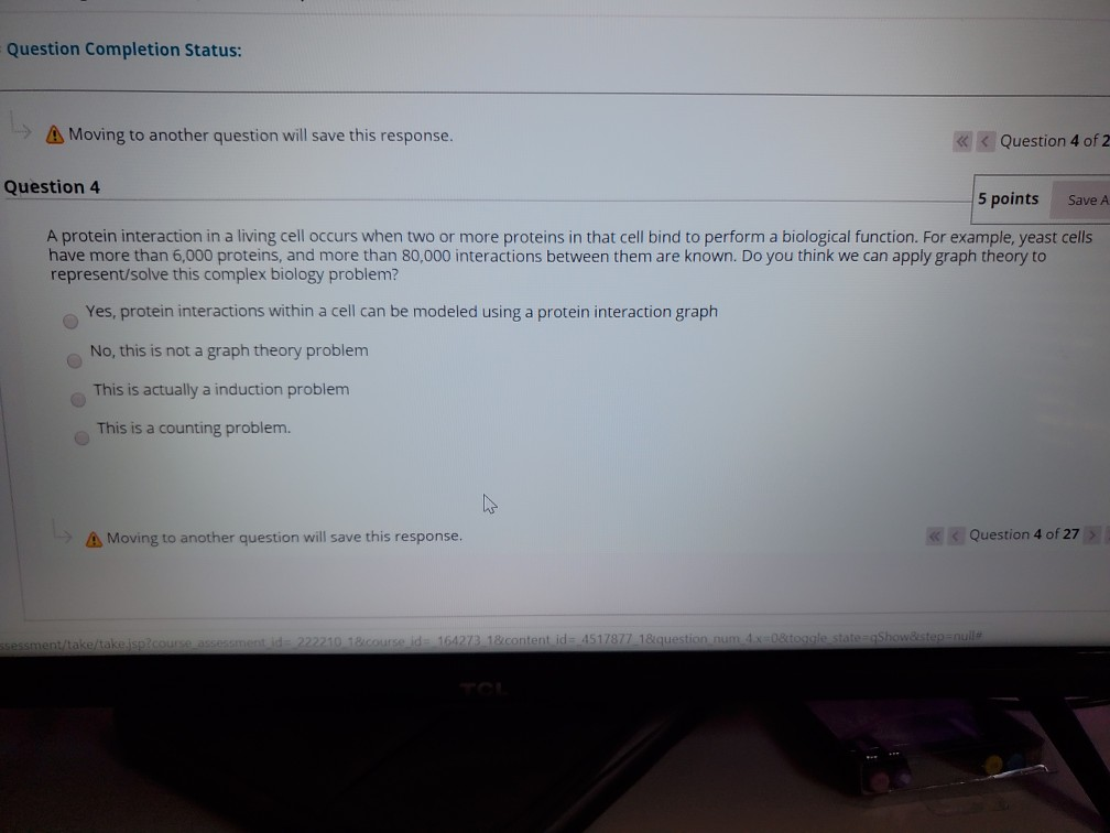 Solved Question Completion Status: - A Moving to another | Chegg.com
