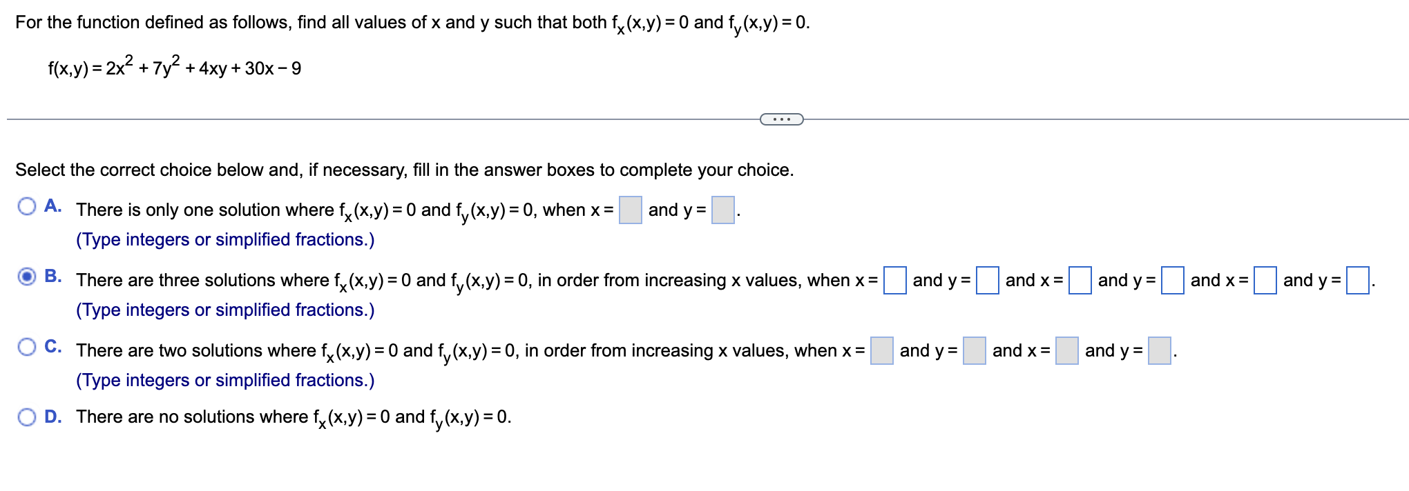 Solved For the function defined as follows, find all values | Chegg.com