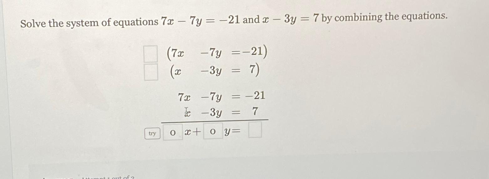 3x y 7 2x 3y 7