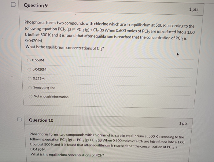 Solved Question 9 1 pts Phosphorus forms two compounds with | Chegg.com