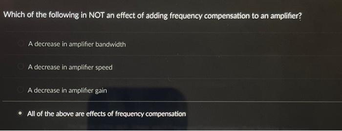 Solved Which of the following in NOT an effect of adding | Chegg.com