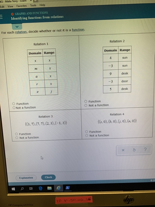 Solved Edit View Favorites Tools Help OGRAPHS AND FUNCTIONS | Chegg.com