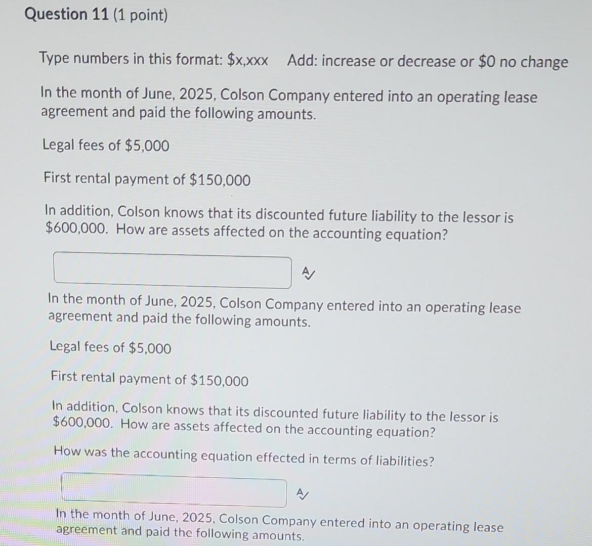 Type numbers in this format: $x,xxx Add: increase or | Chegg.com