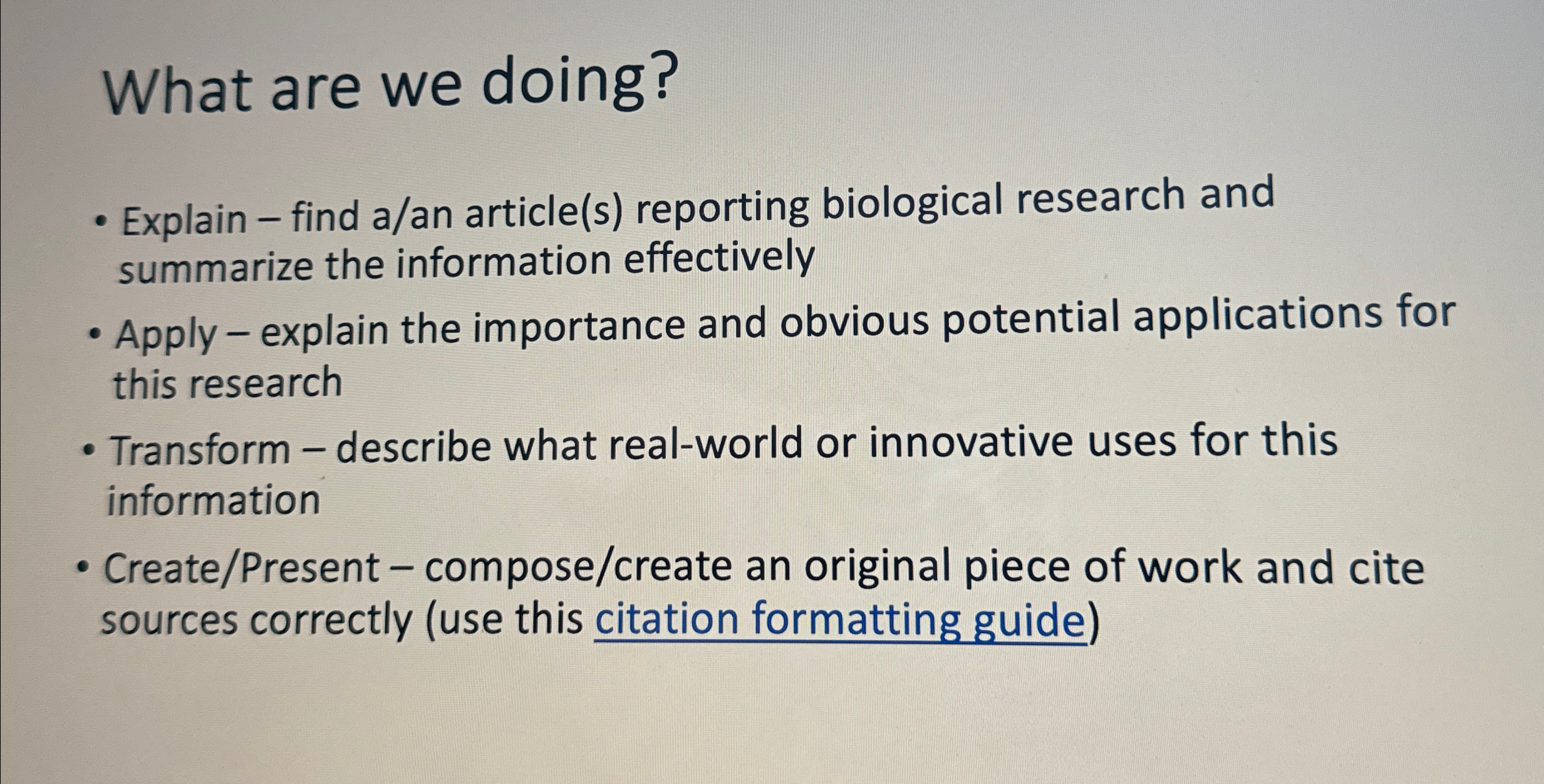 Solved What are we doing?Explain - ﻿find a/an article(s) | Chegg.com