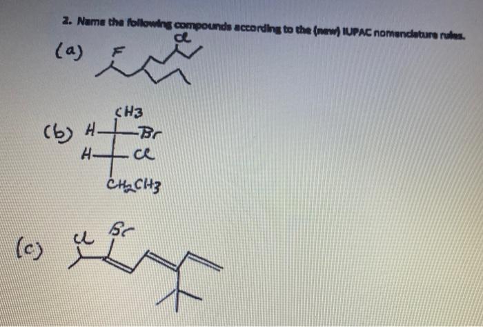 New Iupac Nomenclature Rules