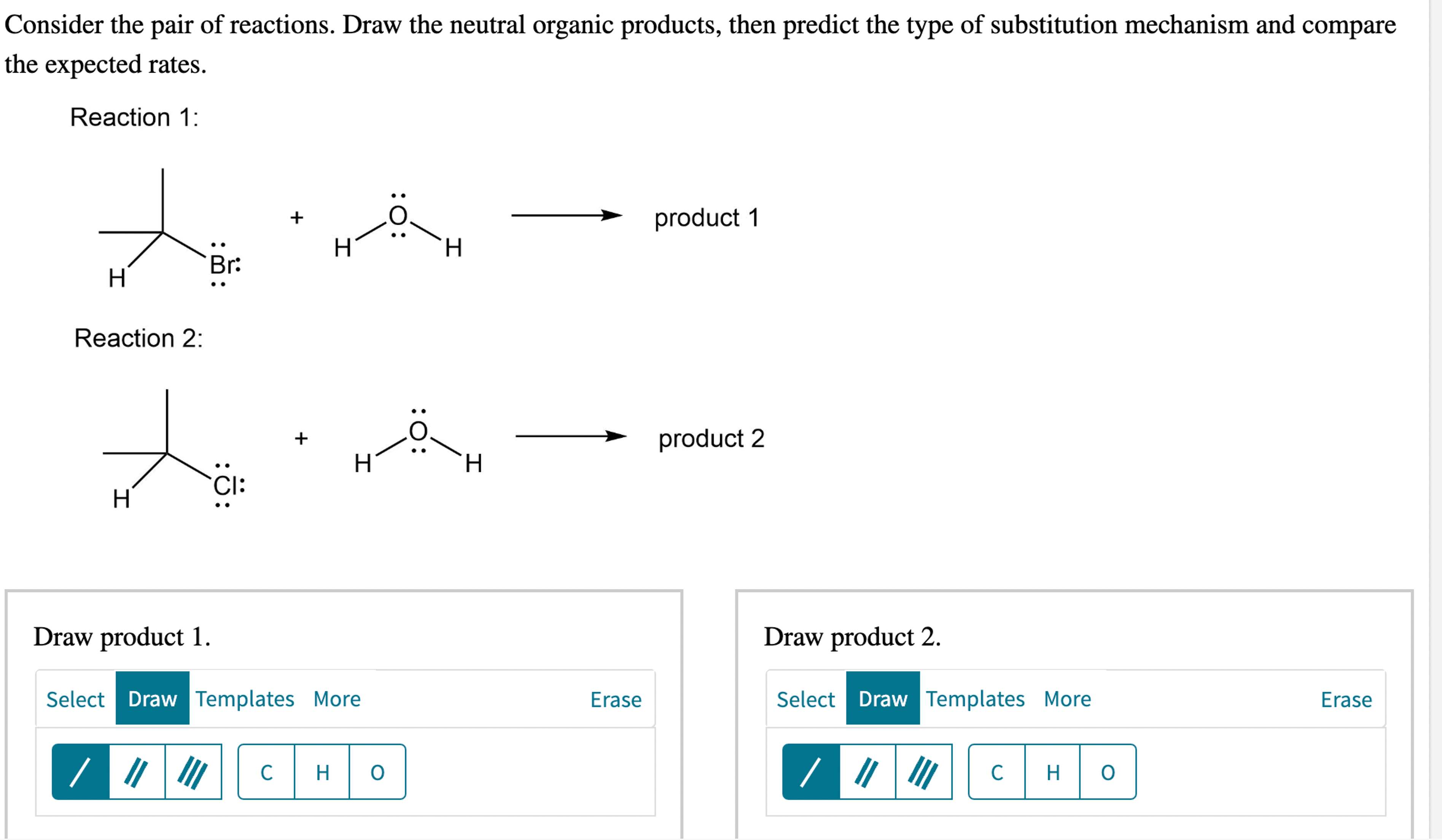 Solved Consider the pair of reactions. Draw the neutral | Chegg.com