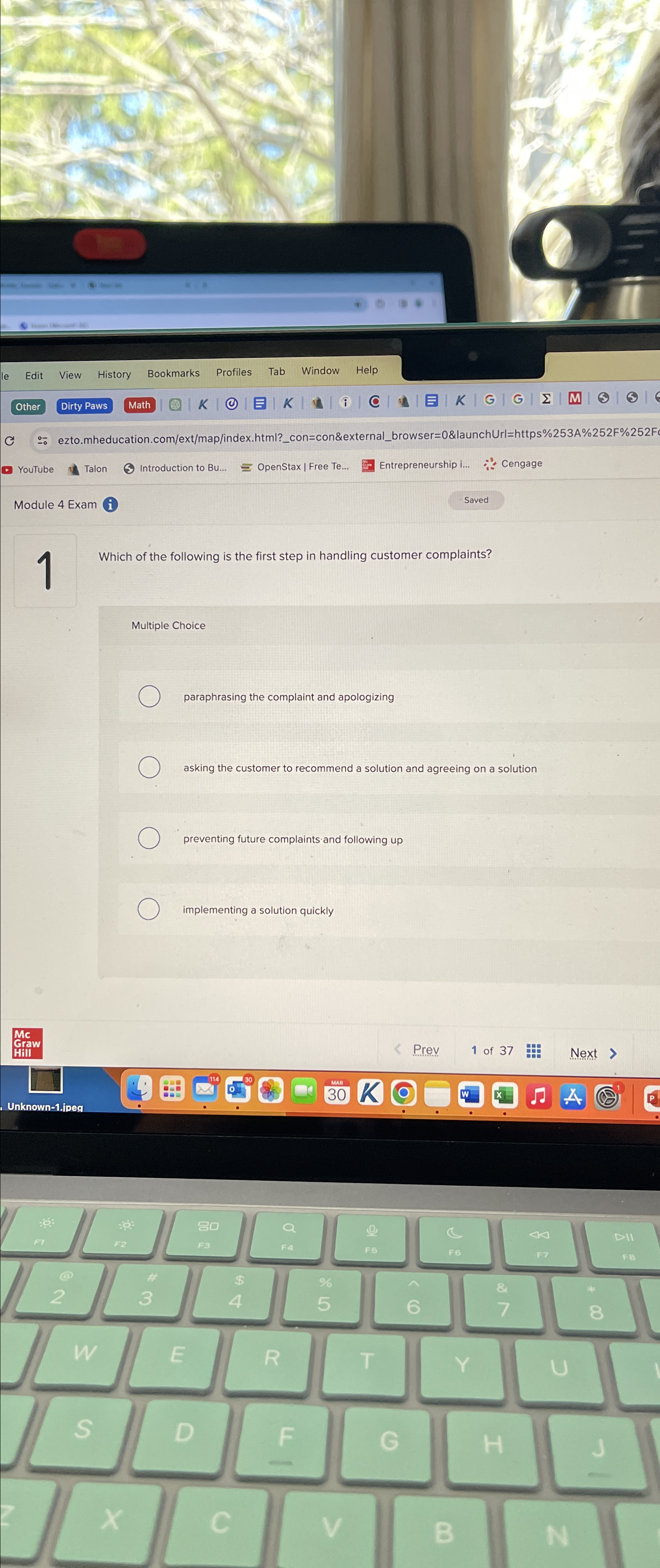 Solved Module 4 ﻿ExamSaved1 ﻿Which of the following is the | Chegg.com