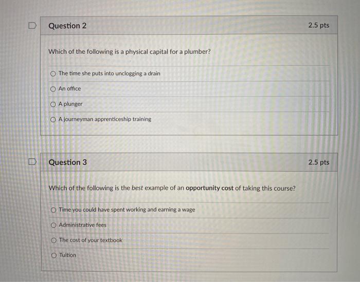 Solved Question 2 2.5 pts Which of the following is a | Chegg.com