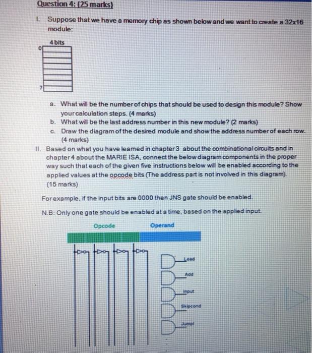 Solved Question 4: (25 Marks) 1. Suppose That We Have A | Chegg.com