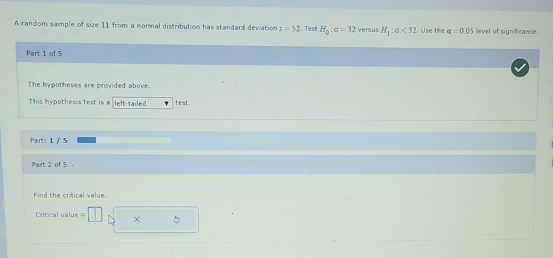 Solved A Random Sample Of Size From A Normal Distribution Chegg Com