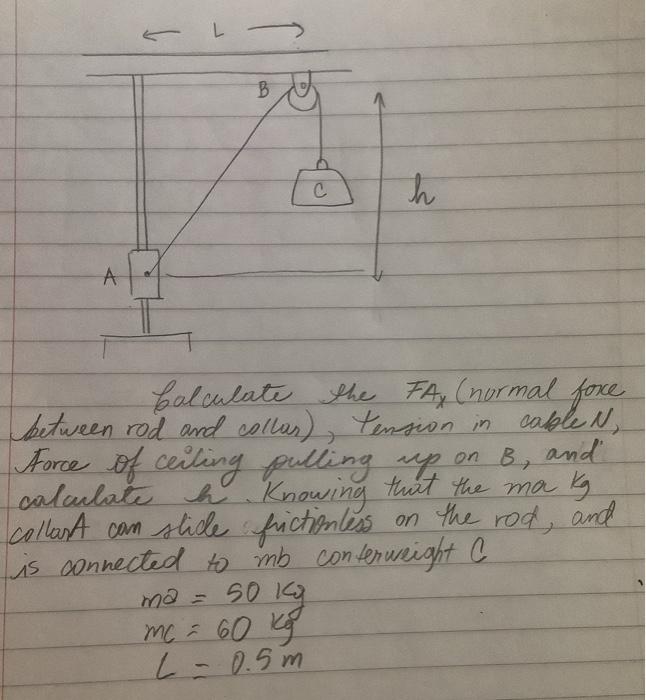 Solved Value Of H Is Not Given I Guess It Should Be Calc Chegg Com