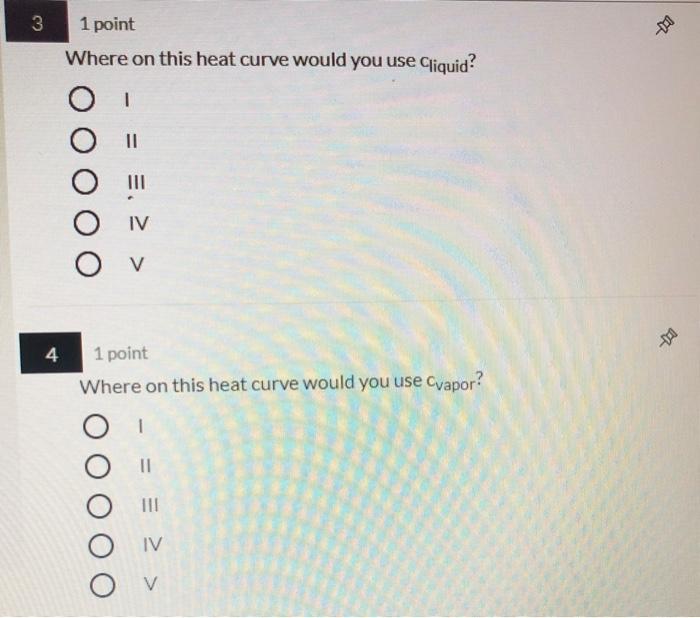 Solved Instructions Use the Heat Curve below to answer the