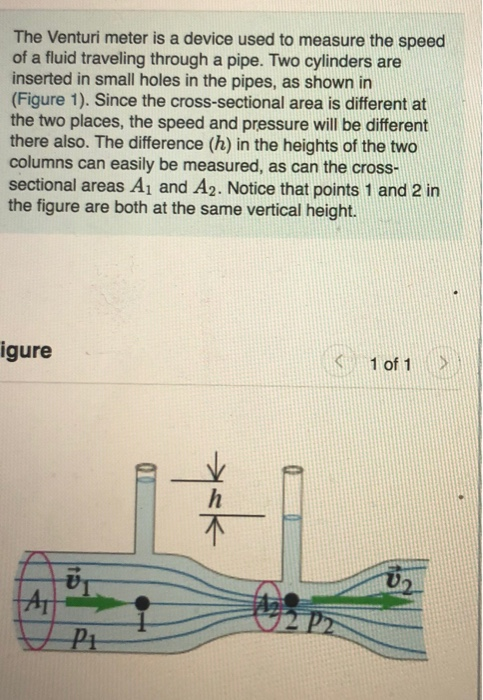 Solved a) find the pressure difference between point 1 and | Chegg.com