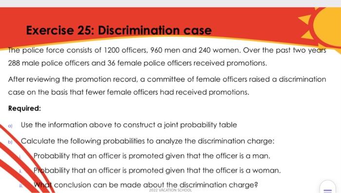 case study discrimination police