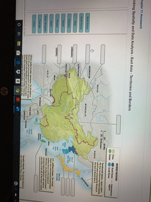 Solved Thapter 11 Homework inking Spatially and Data | Chegg.com