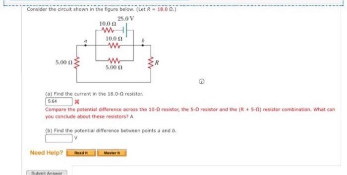 Solved Consider The Circuit Shown In The Figure Below. (Let | Chegg.com