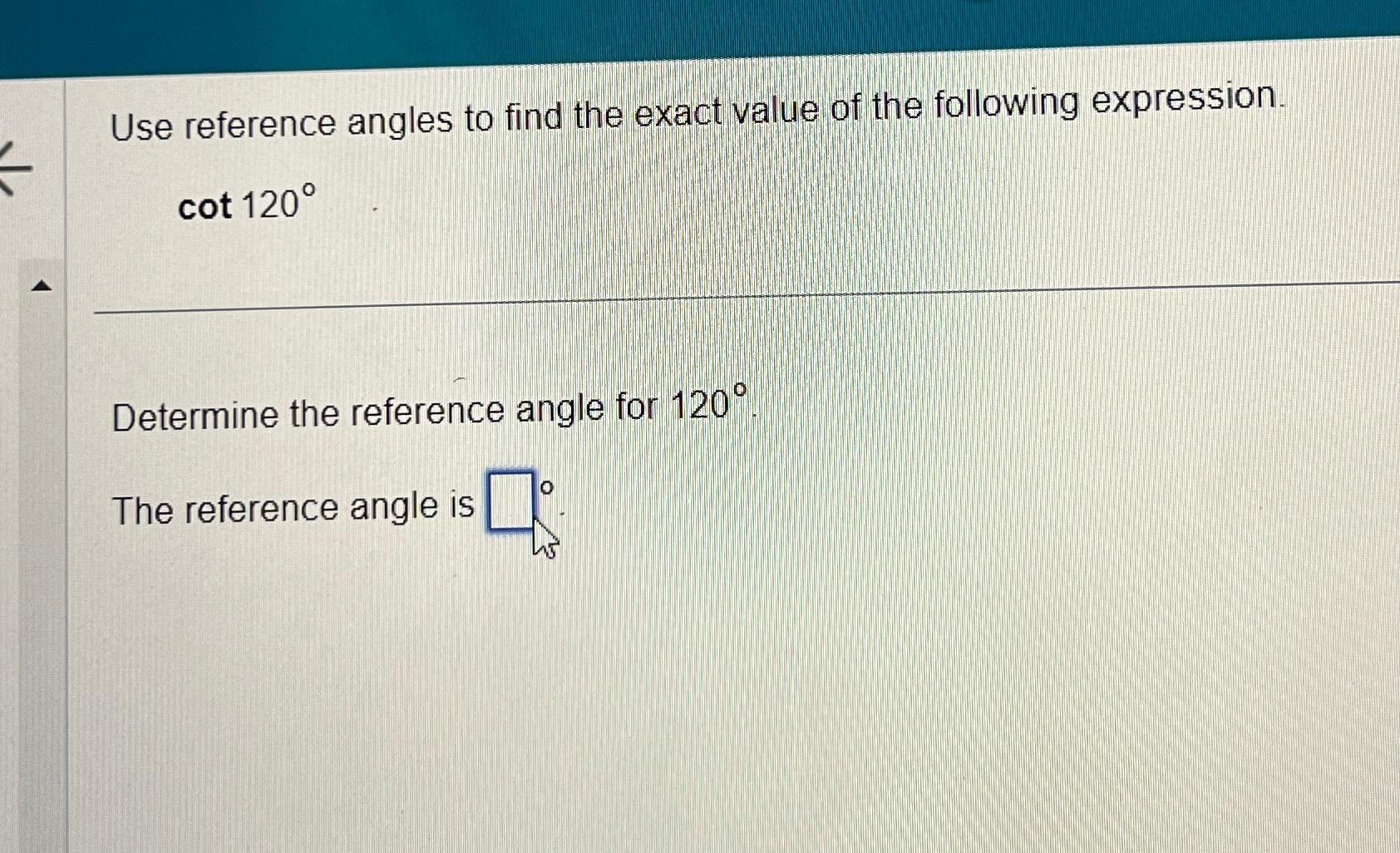 Solved Use Reference Angles To Find The Exact Value Of The 1407