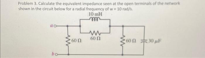 Solved Problem 5. For The Circuit Shown Below, Determine I, | Chegg.com