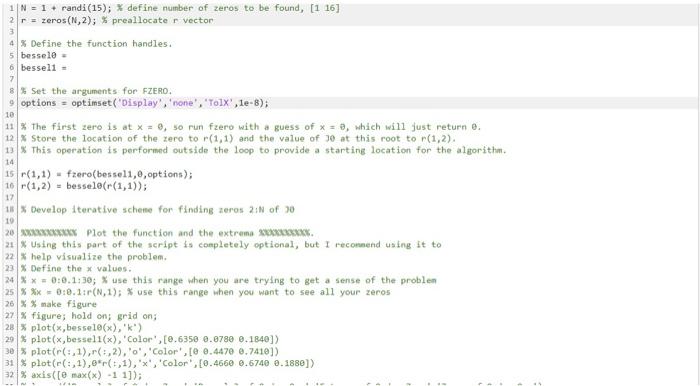 Solved please write the following in a matlab script, there | Chegg.com