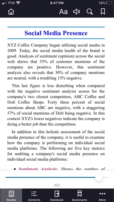Solved social media marketing strategySection 1: | Chegg.com