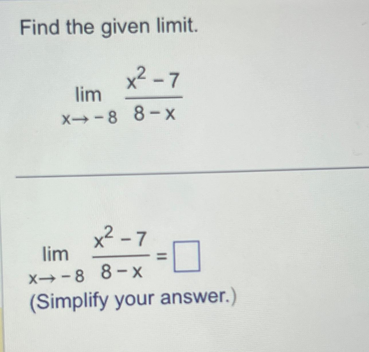 Solved Find the given | Chegg.com