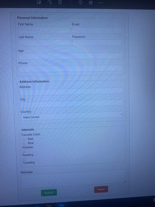 Solved write an html and css code using visual studio code | Chegg.com