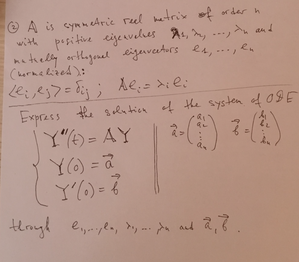 Solved N And With Es Eu Mu A Is Symmetric Reel Ma Chegg Com
