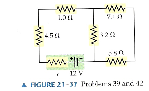 Solved 42. .. IP Suppose the batteryin the figure below | Chegg.com