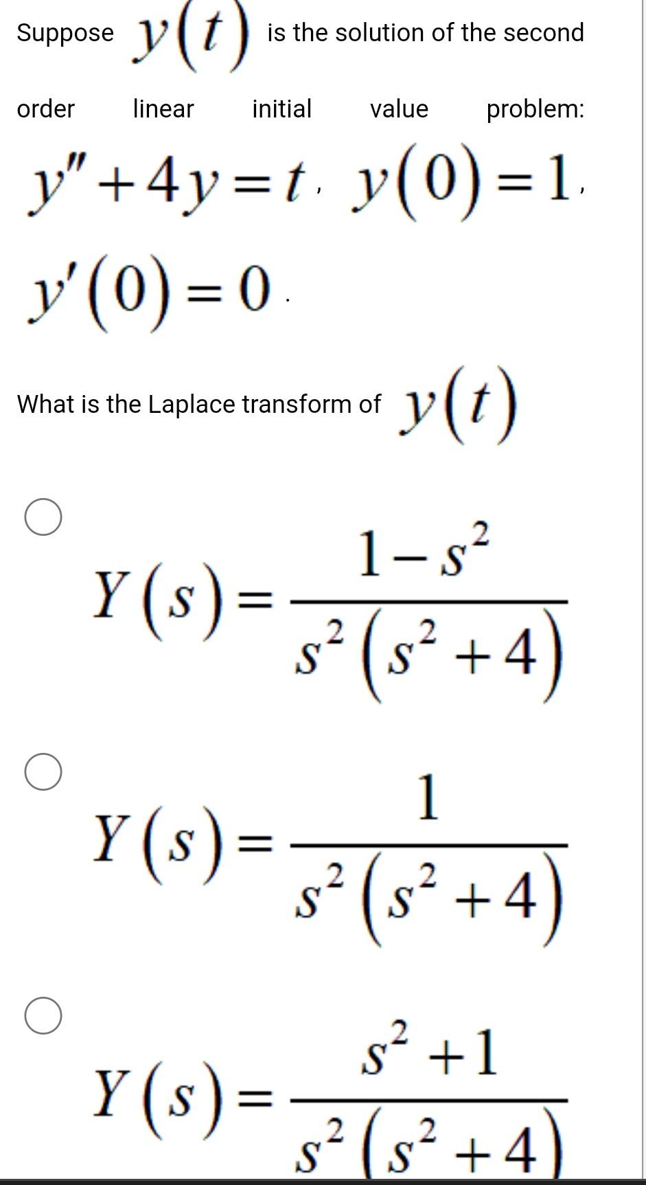 Solved initial value problem below, is set in motion b | Chegg.com