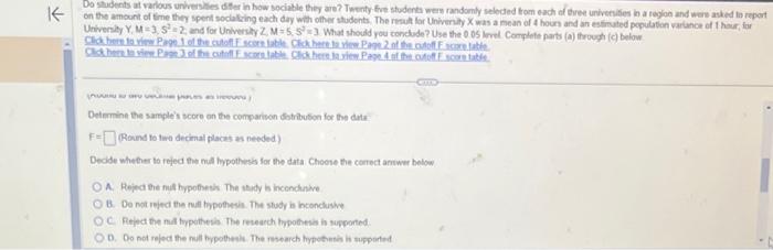 Solved determine the sample score on the comparison | Chegg.com