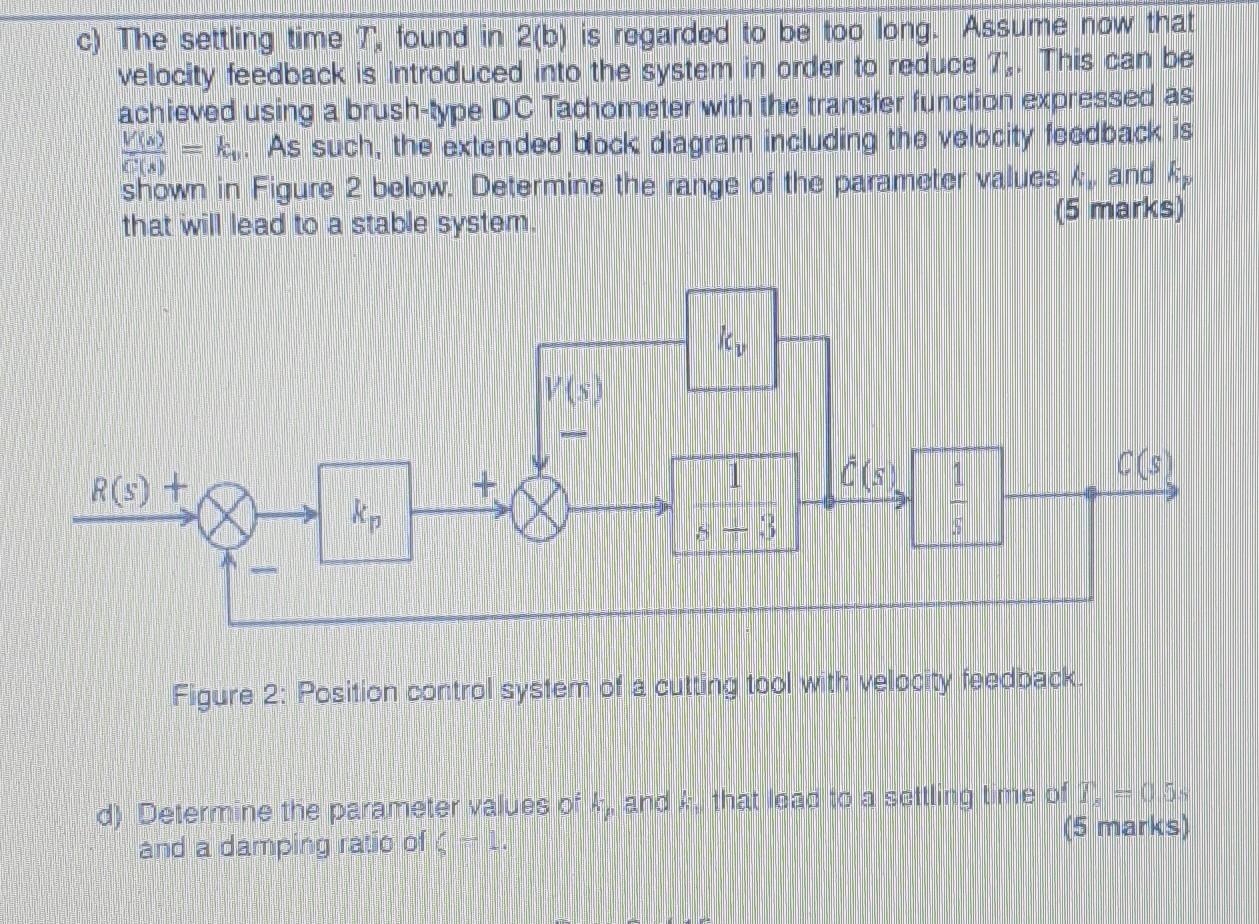 Solved Question 2 The block diagram Figure 1 shows a | Chegg.com