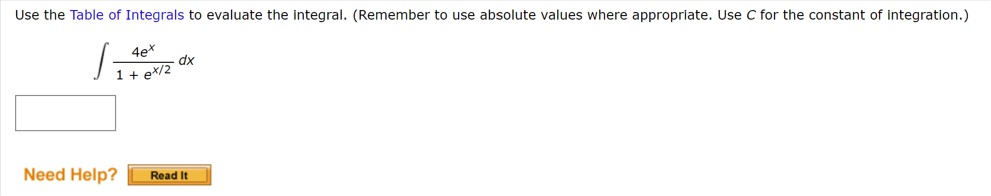 Solved Use the Table of Integrals to evaluate the integral. | Chegg.com