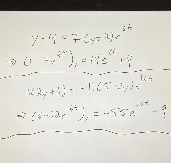 Solved can you please show the steps of how each equation | Chegg.com