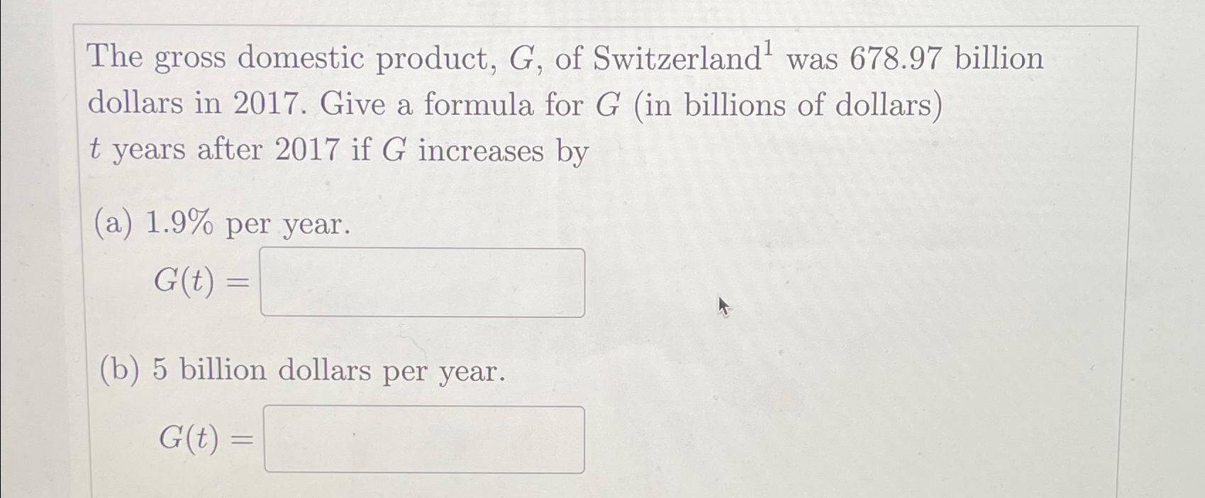 solved-the-gross-domestic-product-g-of-switzerland-1-chegg