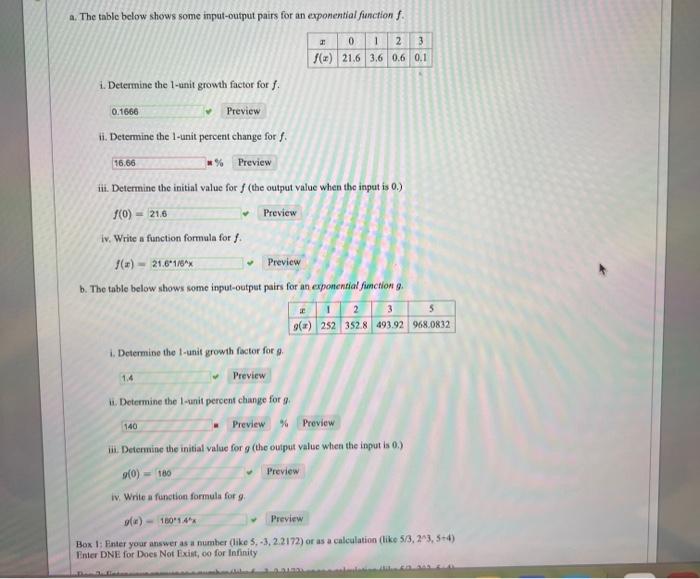 Solved a. The table below shows some input-output pairs for | Chegg.com