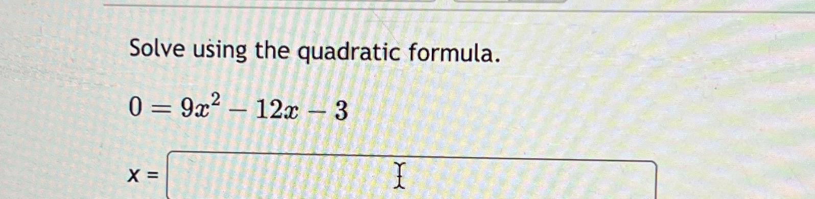 x2 5x 9 0 formula quadratic